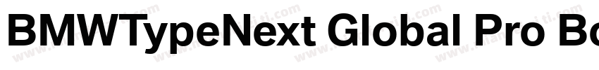 BMWTypeNext Global Pro Bold字体转换